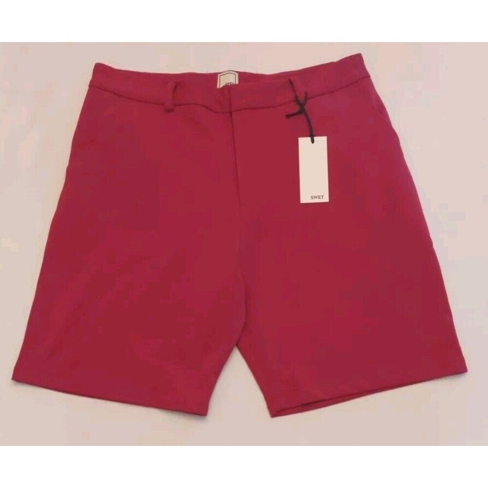 Swet Tailor Men's Red Wine The EveryDay Chino Short NWT Size 34